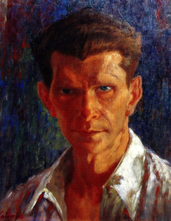 Зеф Коломби (Zef Kolombi). Автопортрет. Холст, масло. 1947. Национальная галерея изобразительных искусств Албании.