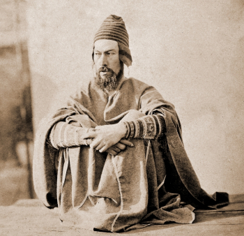 Франсиско Ласо в национальном перуанском костюме. 1868. Неизвестный фотограф.