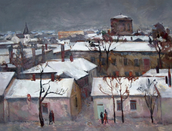 Юрьев Александр Иванович. Старый Симферополь. Холст, масло. 67,5х90. 1976. Музей истории города Симферополя.