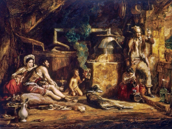 Дейвид Уилки. Ирландский виски. Доска, масло. 119,4х150. 1840. Национальная галерея Шотландии.
