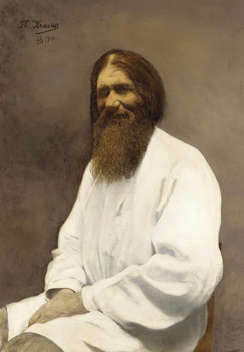 Теодора Краруп. Портрет Григория Распутина. Холст, масло. 100х77. 1916. Частная коллекция.