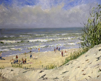 Титов Ярослав Викторович. Балтика. Картон, масло. 38х46. 1978. Сосновоборский художественный музей современного искусства.