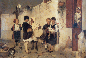 Никифорос Литрас. Каланда. Холст, масло. 59х90. 1872. Частная коллекция.