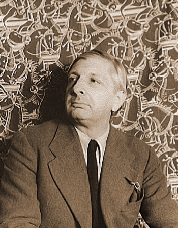 Карл ван Вехтен. Фотопортрет Джорджо де Кирико (Giorgio de Chirico). 1936.