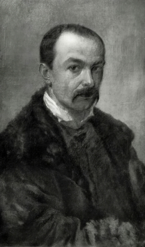 Федотов Павел Андреевич. Автопортрет. Бумага, акварель. 40,1х32,2. 1848. Государственная Третьяковская галерея.