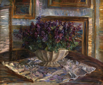 Анна Сиберг. Гладиолусы. Холст, масло. 1901-1909. Государственный музей искусств (Копенгаген).