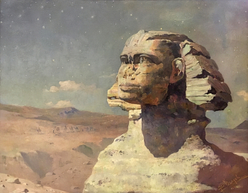 Ульянов Всеволод Фёдорович. Сфинкс. Холст, масло. 96х125. 1904. Екатеринбургский музей изобразительных искусств.