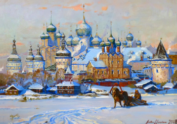 Шумейко Антон Алексеевич. Ростов Великий. Холст, масло. 50х70. 2008. Череповецкое музейное объединение.