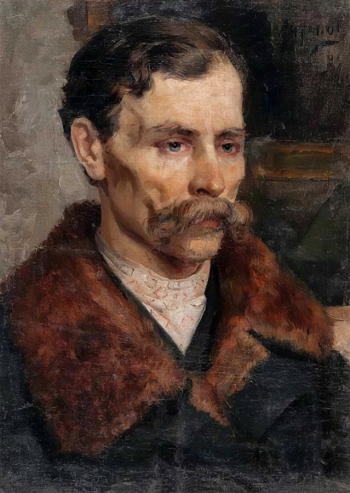 Антипов Пётр Антипович. Мужской портрет. Холст, масло. 47х34. 1894. Частная коллекция.