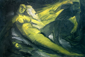 Витинг Николай Иосифович. Даная. Холст, масло. 70х105,5. 1931. Государственный историко-художественный музей Новый Иерусалим.