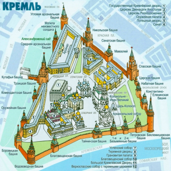 План-схема Кремля с кремлёвскими стенами и башнями. Неизвестный фотограф.