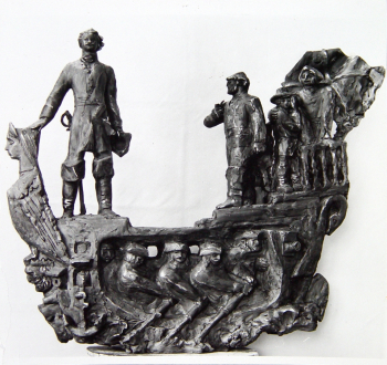 Купреянов Яков Николаевич. Пётр I. Бронза. 1985.