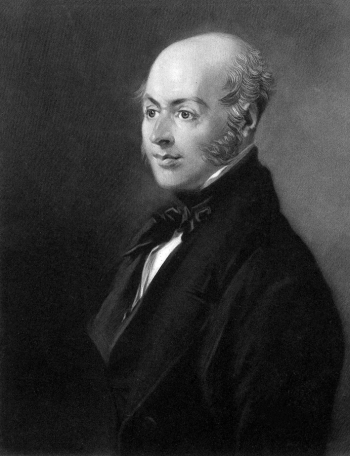 Чарльз Роберт Лесли. Портрет Джона Констебла. Бумага, офорт. 1843. Британский музей.