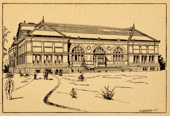 Неизвестный художник. Метрополитен-музей. Иллюстрация. 1900. Как узнать Нью-Йорк — полезный и заслуживающий доверия путеводитель.