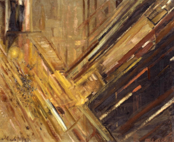 Ларионов Михаил Фёдорович. Ноктюрн. Холст, масло. 50х61. 1914. Британская галерея Тейт.