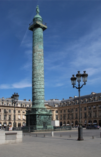 Вандомская колонна (La colonne Vendôme). Неизвестный фотограф.