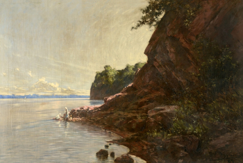 Гвидо Боггиани. Пейзаж Ита Пита Пунта. Холст, масло. 80х120. 1889. Национальный музей изящных искусств (Рио-де-Жанейро).