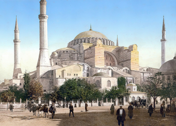 Айя-София в 1890 году. Неизвестный фотограф.