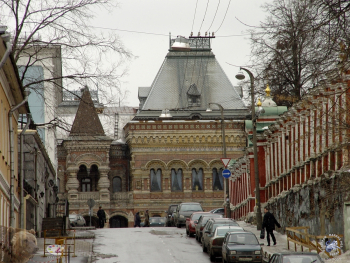 Дом купца Игумнова в Москве. Вид из Якиманского переулка. Фотограф Марина Роз.