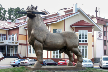 Конь Ярыж в Воронеже. Неизвестный фотограф.