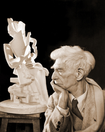 Цадкин Осип Алексеевич (Ossip Zadkine, Цадкин Иосель Аронович). Неизвестный фотограф.