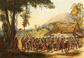 Роберт Герман Шомбург. Гайана. Бумага, акварель. 1835-1839. Частная коллекция.