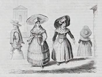 Альсид Дессалин Д`Орбиньи. Наряды Ла-Паса. С. 1842. Музей Америки (Мадрид).