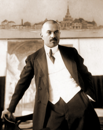 Щусев Алексей Викторович в 1914 году. Неизвестный фотограф.