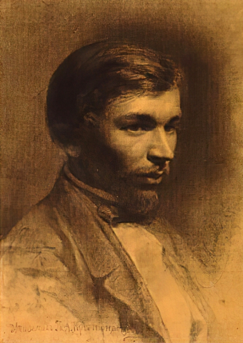 Кошелев Николай Андреевич. Портрет П.А.Крестоносцева. Бумага, соус. 57х40. 19 век. Острогожский историко-художественный музей имени И.Н.Крамского.