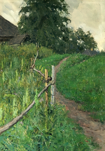 Батюков Исаак Полиевктович. Пейзаж. Тропинка. Холст, масло. 67,5х47,5. 1900-е - 1910-е. Ярославский художественный музей.