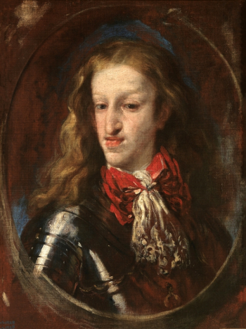 Лука Джордано. Карл II, король Испании. Холст, масло. 66х56. 1693. Музей Прадо.