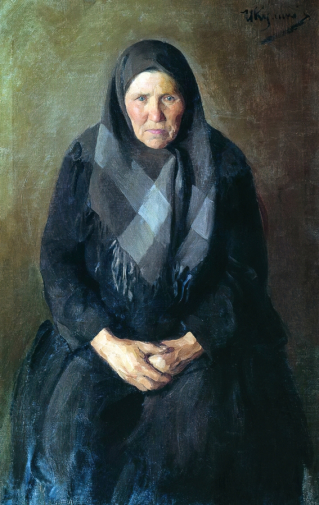 Куликов Иван Семёнович. Портрет матери. Холст, масло. 1896. Дом-музей И.С.Куликова.