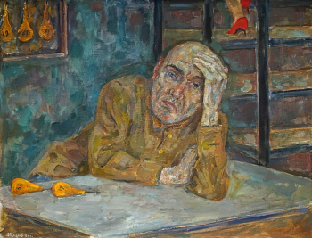 Тутунов Андрей Андреевич. Вахтёр Петрович. Холст, масло. 65х85. 2006. Томский областной художественный музей.