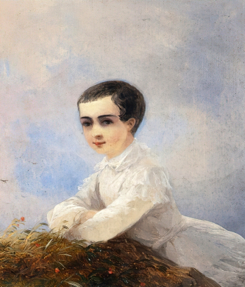Айвазовский Иван Константинович. Портрет Ивана Христофоровича Лазарева (1844-1850). Холст, масло. 27,3х21,8. 1851. Государственный Русский музей.