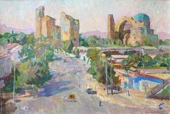 Самарканд, утро.