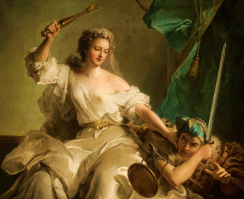 Жан-Марк Натье. Мария Аделаида Французская в образе Правосудия. Холст, масло. 133х161. 1737. Частное собрание.