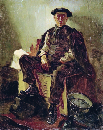 Касаткин Николай Алексеевич. Инвалид. Холст, масло. 70х57. 1924. Воронежский областной художественный музей имени И.Н.Крамского.