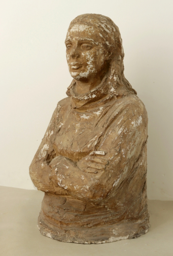 Слоним Илья Львович. Хана. Гипс тонированный. 53х33х30. 1960-е. Омский областной музей изобразительных искусств имени М.А.Врубеля.