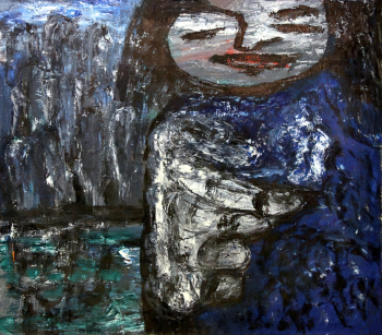 Кошелохов Борис Николаевич. Идол. Фанера, масло. 65х73. Музейное агентство (Санкт-Петербург).