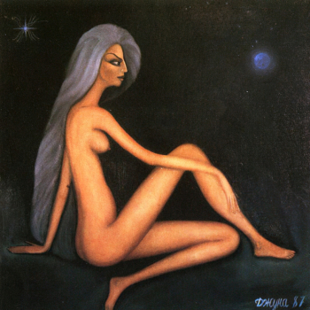 Джуна. Ню. Холст, масло. 1987. Частное собрание.