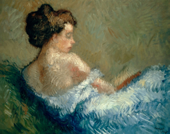 Исидре Нонель-и-Монтуриоль. Фигура в присяде. Холст, масло. 81,5х101. 1908. Национальный музей искусства Каталонии.