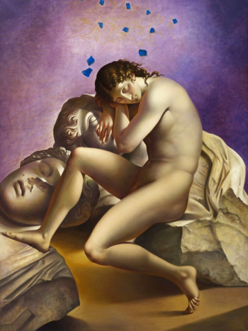 Карло Мария Мариани. Второй сон. Холст, масло. 213,4х160. 1970-1990. Частное собрание.
