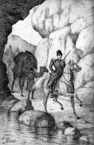 Горский Константин Николаевич. Без названия. Картон, тушь, перо. 20,4х13,2. 1890. Ярославский художественный музей.