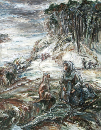 Быстрицкая Галина Альбертовна. Дары волхвов. Холст, масло. 130х100. 1991. Вологодская областная картинная галерея.
