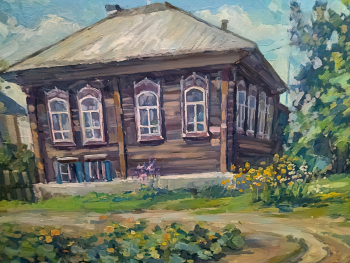 Филиппова Алла Николаевна. Прогулка по Бийску. Холст, масло. 50х60. 2015. Бийский краеведческий музей имени В.В.Бианки.