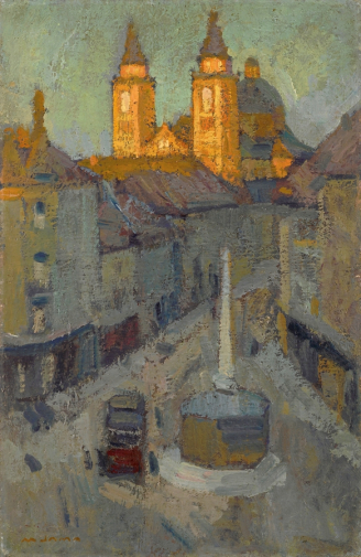 Матия Яма. Любляна. Холст, масло. 1929-1935. Художественная галерея Марибора.