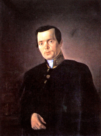 Чмутов Иван Иванович. Уткин Павел Петрович. Холст, масло. 1849. Государственный Русский музей.