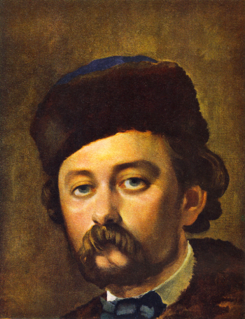 Шевченко Тарас Григорьевич. Агин Александр Алексеевич. Холст, масло. 37,7х29,4. 1840-1844. Национальный музей Тараса Шевченко (Киев).