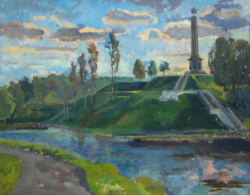 Андреев Александр Иванович. Великие Луки. Крепость. Холст, масло. 48,5х62. 1986. Литературно-художественный музей имени писателя И.А.Васильева.