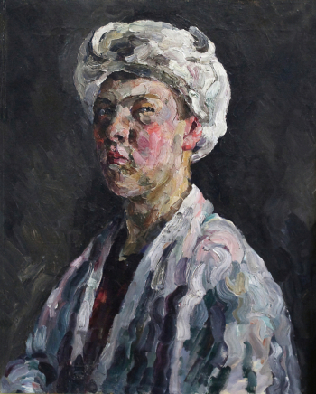 Рублёв Георгий Иосифович. Автопортрет. Холст, масло. 71х58. 1926. Липецкий областной краеведческий музей.